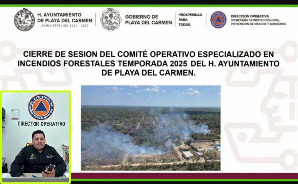 Playa del Carmen cierra la temporada de incendios forestales 2025 con 914 incidentes atendidos