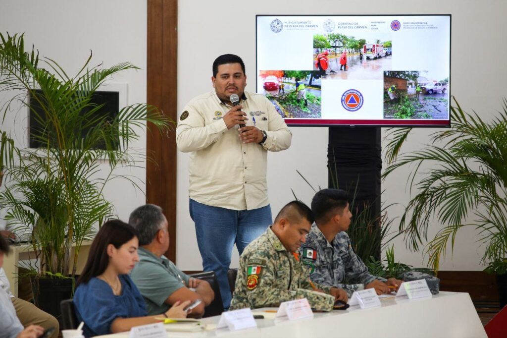 Trabajo operativo y prevención marcan el cierre de la temporada hidrometeorológica 2025 en Playa del Carmen