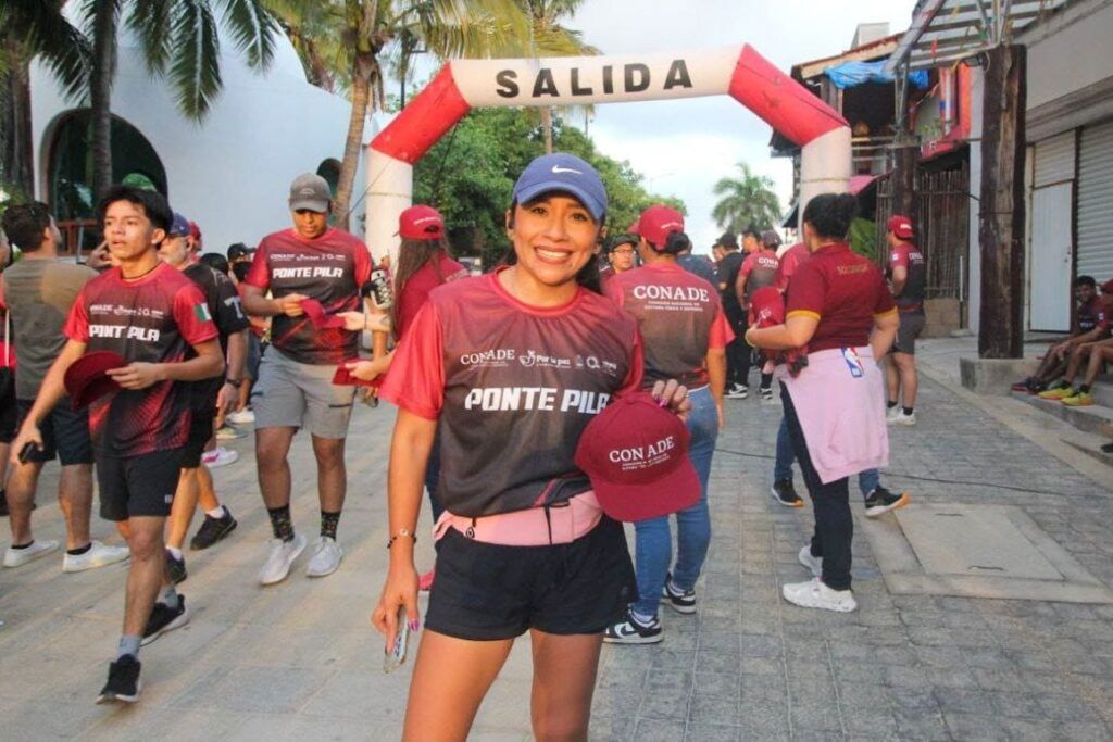 Playa del Carmen se suma con éxito a la "Carrera Ponte Pila CONADE 2025"
