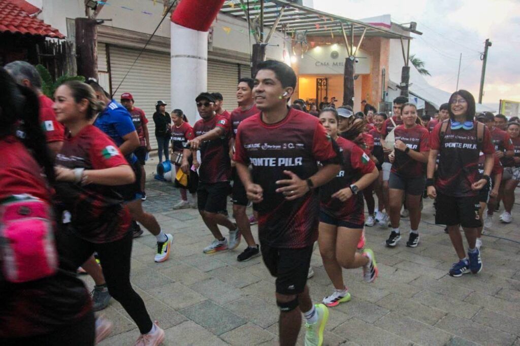 Playa del Carmen se suma con éxito a la "Carrera Ponte Pila CONADE 2025"