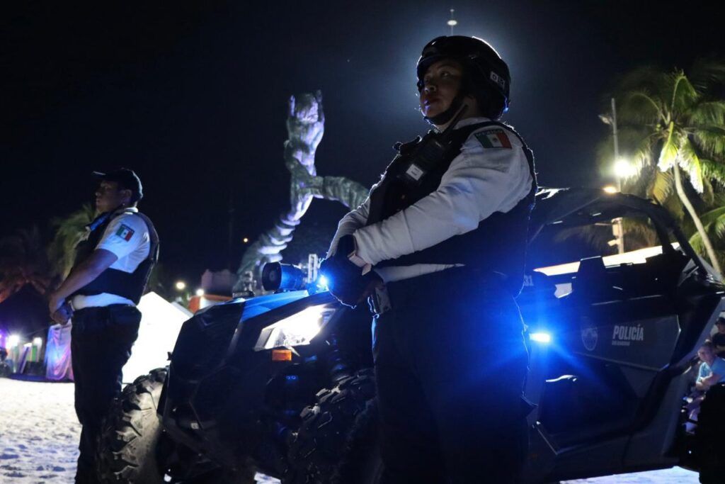 Mantiene SSC vigilancia permanente en playas y zona turística de Playa del Carmen