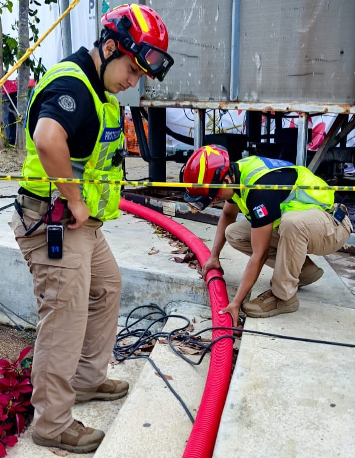 Gobierno de Estefanía Mercado protege a las familias playenses y vacacionistas ante emergencias