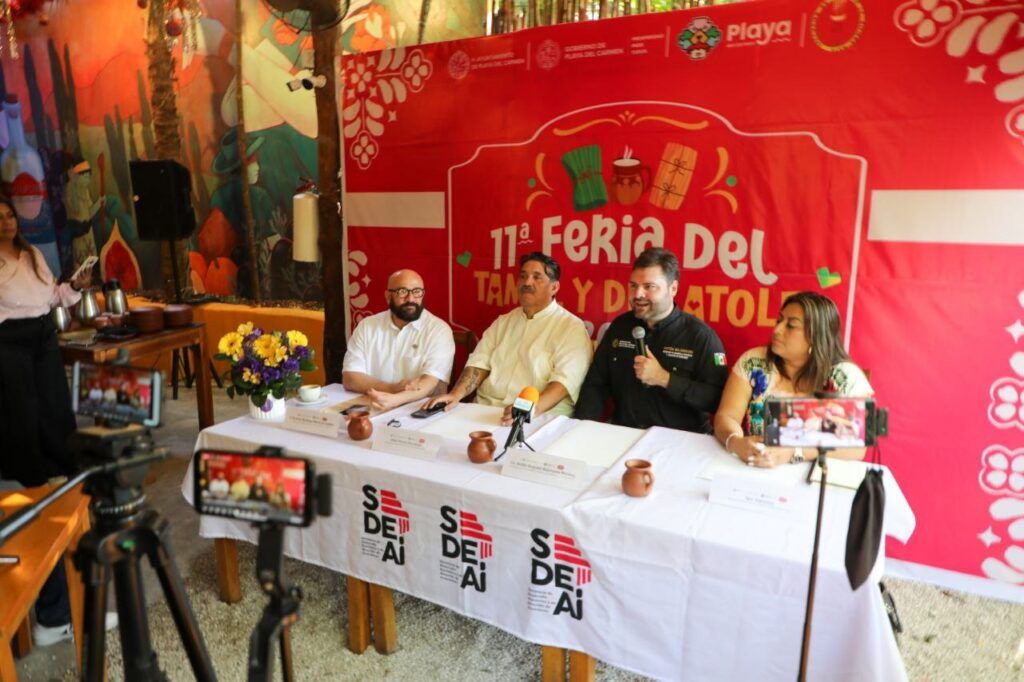 Anuncia gobierno de Estefanía Mercado la 11ª Feria del Tamal y del Atole en Playa del Carmen