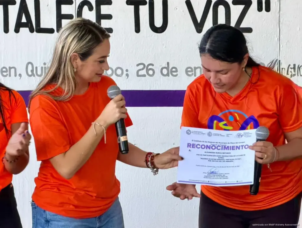 Estefanía Mercado impulsa acciones por una vida libre de violencia para las mujeres