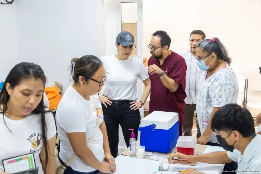 Supervisa Estefanía Mercado Mega Brigada de Servicios Públicos en Puerto Aventuras