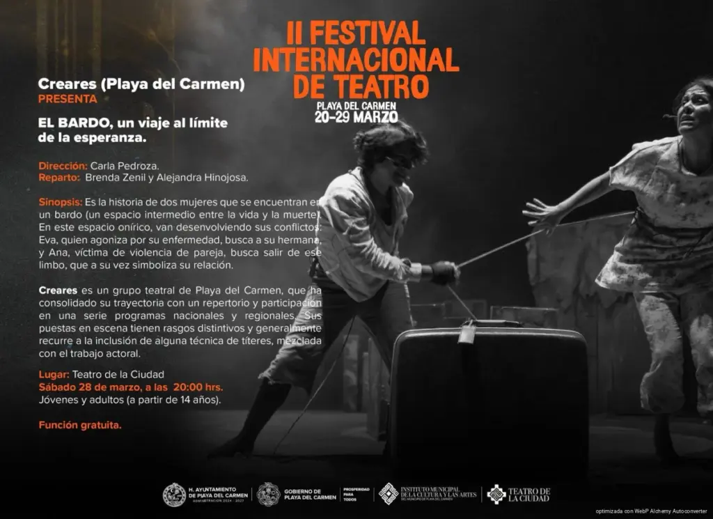 Gobierno de Estefanía Mercado convierte a Playa del Carmen en epicentro del teatro