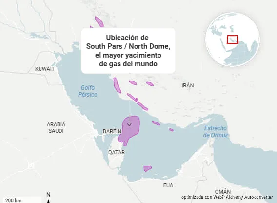 EE. UU. e Israel atacan yacimiento gasífero iraní