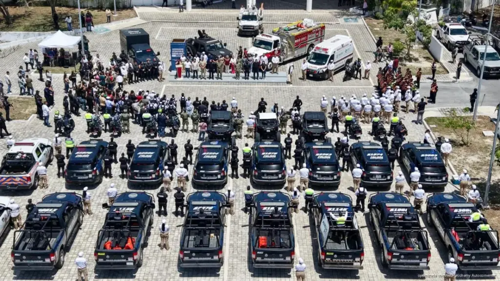 Activan operativo con más de 500 elementos en Playa del Carmen por Semana Santa 2026