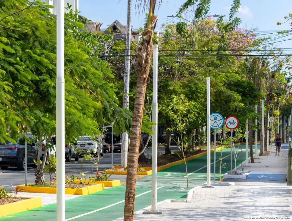 Con inversión de 43.6 mdp, Estefanía Mercado inaugura modernización de la Avenida 10 en Playa del Carmen