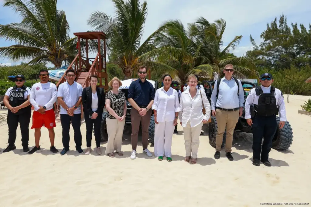 Playa del Carmen muestra su seguridad turística ante delegación alemana