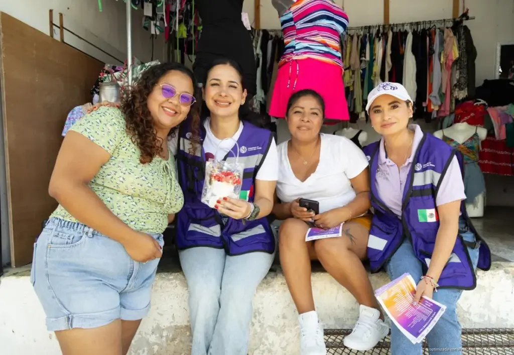 Estefanía Mercado acompaña a las brigadas para prevenir la violencia contra las mujeres