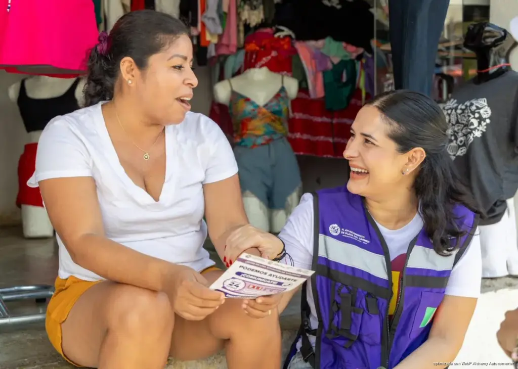 Estefanía Mercado acompaña a las brigadas para prevenir la violencia contra las mujeres