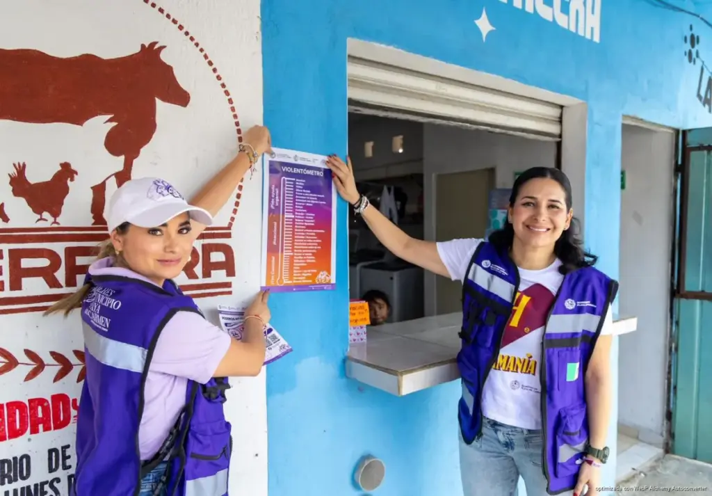 Estefanía Mercado acompaña a las brigadas para prevenir la violencia contra las mujeres