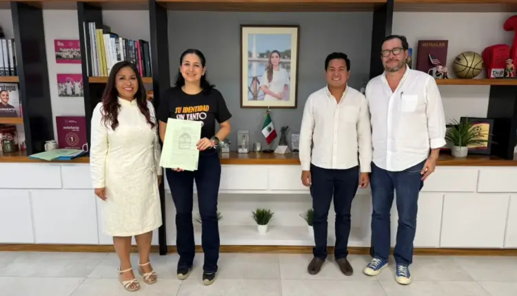 Estefanía Mercado anuncia donación de terreno para nuevo CBTIS en Playa del Carmen