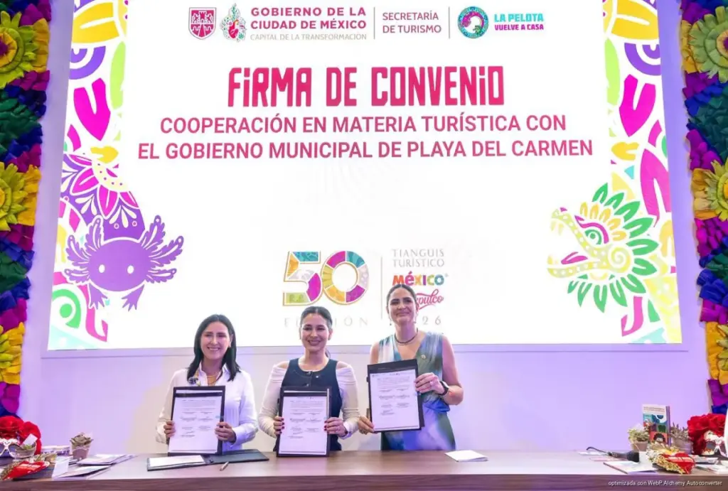 Playa del Carmen y CDMX impulsan alianza turística para conquistar nuevos mercados