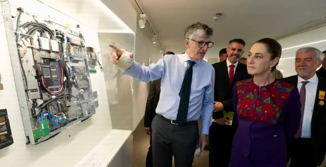 Sheinbaum visita centro de supercomputación en Barcelona y refuerza cooperación científica con España