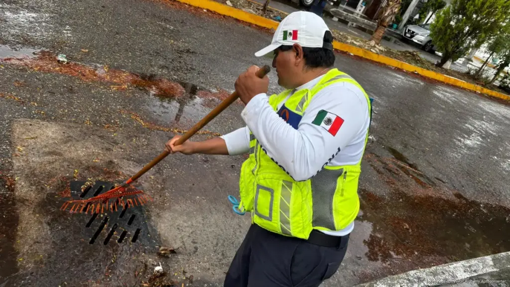 Playa del Carmen activa operativo preventivo ante pronóstico de lluvias intensas