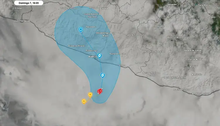 Refuerzan acciones preventivas ante la depresión tropical Dos-E y posible ciclón en el Pacífico