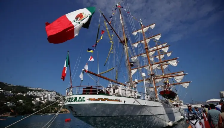 Buque Escuela Cuauhtémoc inicia el crucero Pacífico Norte 2026 tras su reparación