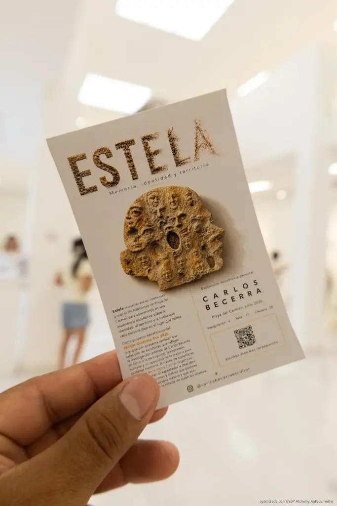 Exposición Estela memoria identidad y territorio abre al público en Playa del Carmen