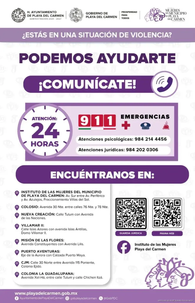 Puntos Violeta abren espacios seguros con asesoría legal y apoyo psicológico gratuito para mujeres