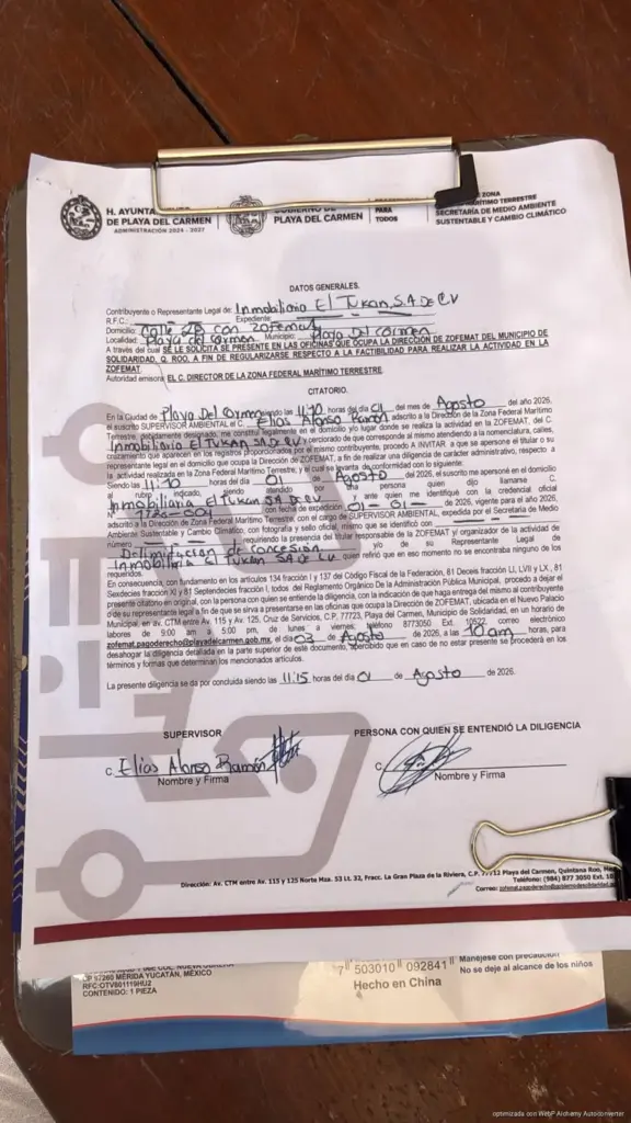 Playa del Carmen libera accesos públicos a la zona costera tras denuncias de la ciudadanía