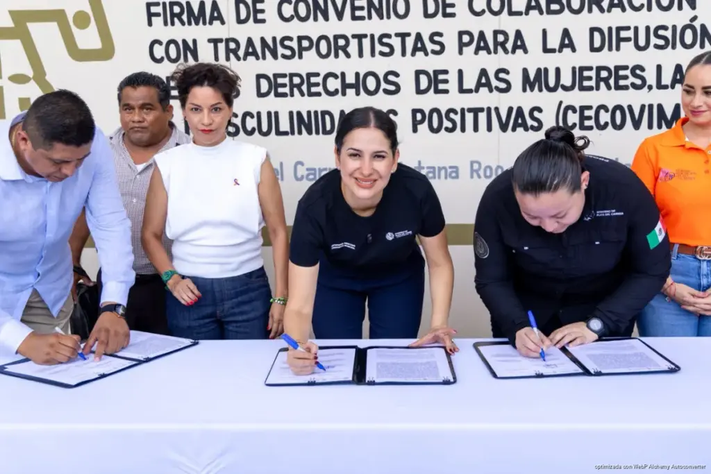 Transporte de Playa del Carmen difundirá información para prevenir la violencia contra las mujeres