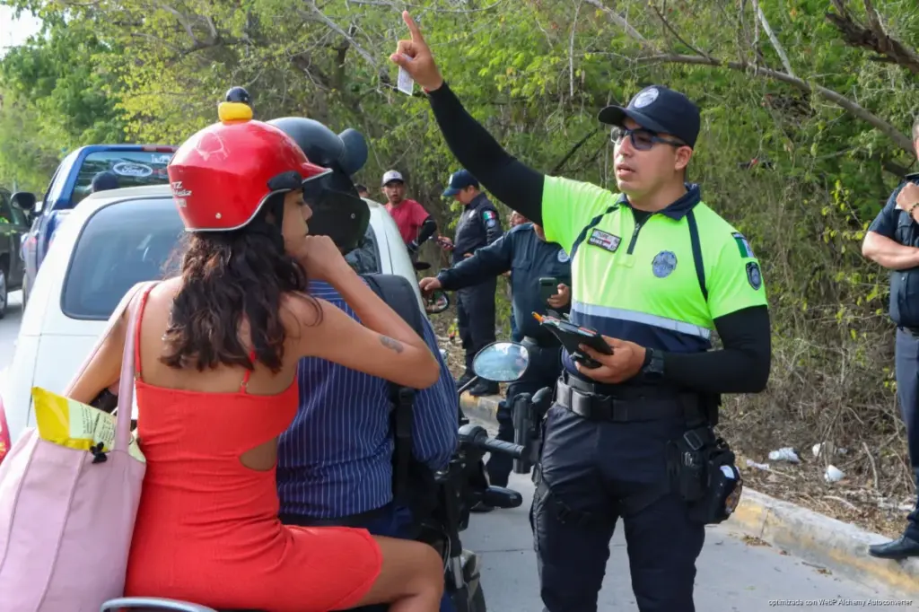 Operativo GAMA suma 158 acciones para reforzar la seguridad vial en Playa del Carmen