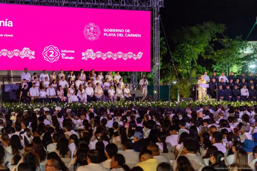 Segundo Informe de Estefanía Mercado perfila continuidad política y nuevos proyectos para Playa del Carmen