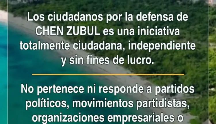 Foro ciudadano abordará la protección de Chen Zubul en Playa del Carmen