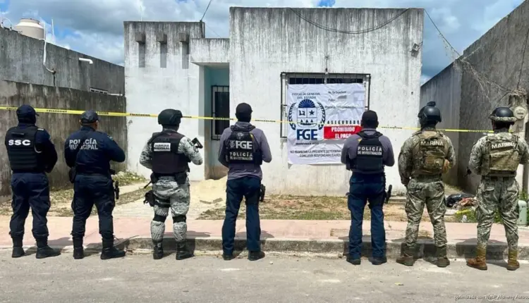 Una mujer detenida por narcomenudeo durante cateos en Villas del Sol y Cancún