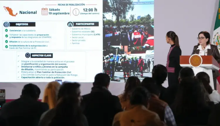 Segundo Simulacro Nacional alertará a más de 80 millones de celulares este sábado 19 de septiembre durante el ejercicio sísmico en México.