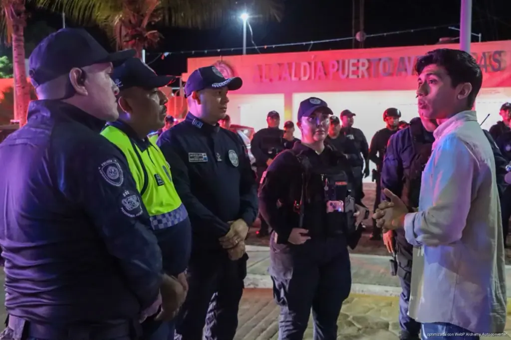 Puerto Aventuras despliega operativo con 75 elementos y apoyo aéreo