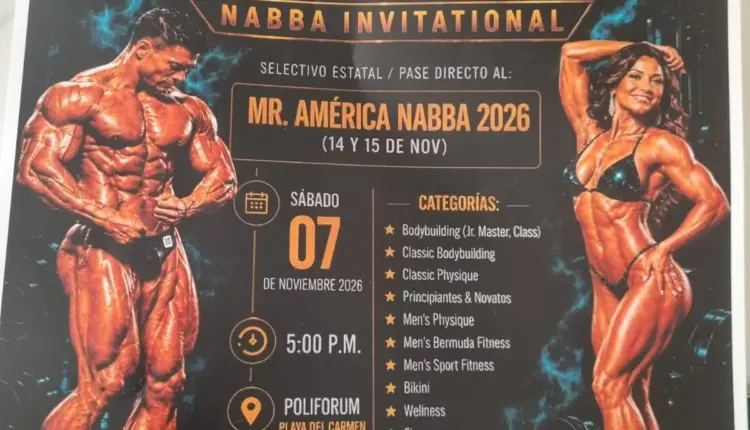 Playa del Carmen reunirá fisicoculturismo y danza en el Poliforum