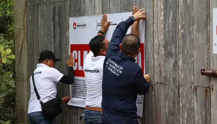 Clausuran en Cancún lotes que se vendían sin permisos ni autorizaciones