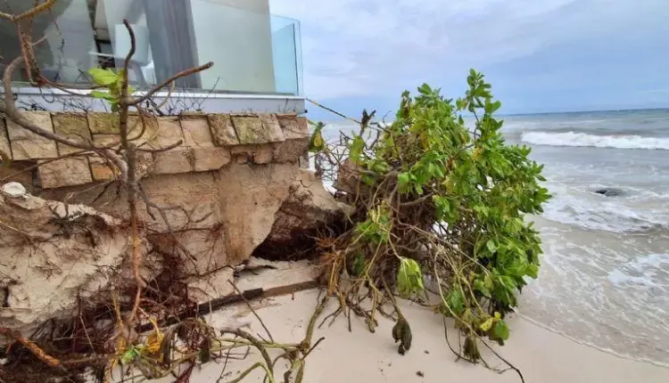 Erosión de playas en Quintana Roo alcanza pérdidas de 14 metros al año